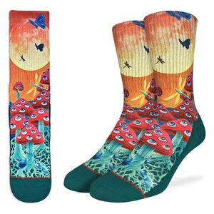 Weekend Offers That Please "Magic Mushrooms" Socks by Good Luck Sock