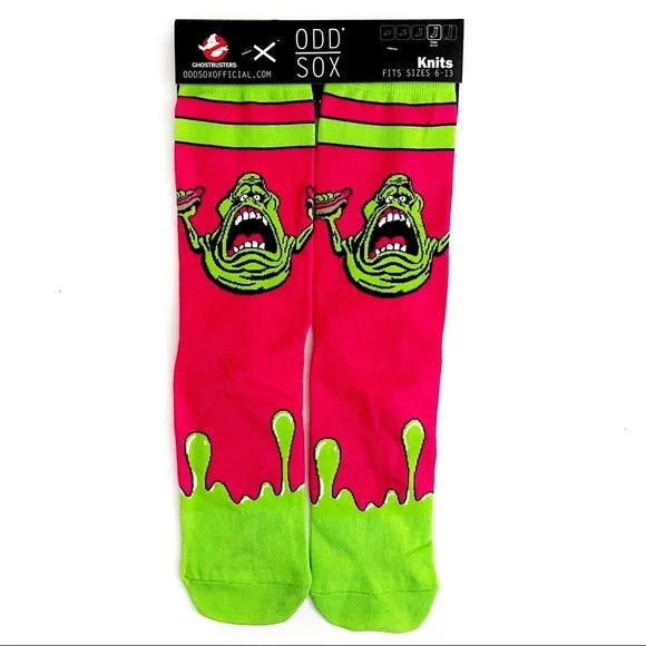 Weekend Offers That Amaze Men's Odd Sox Ghostbusters Slimer Crew Socks