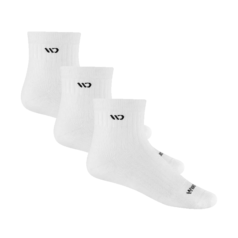 Weekend Discounts to Relish Men's Quarter Cushioned 3-Pack