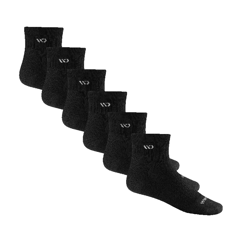 Weekend Savings Extravaganza Men's Quarter Cushioned 6-Pack