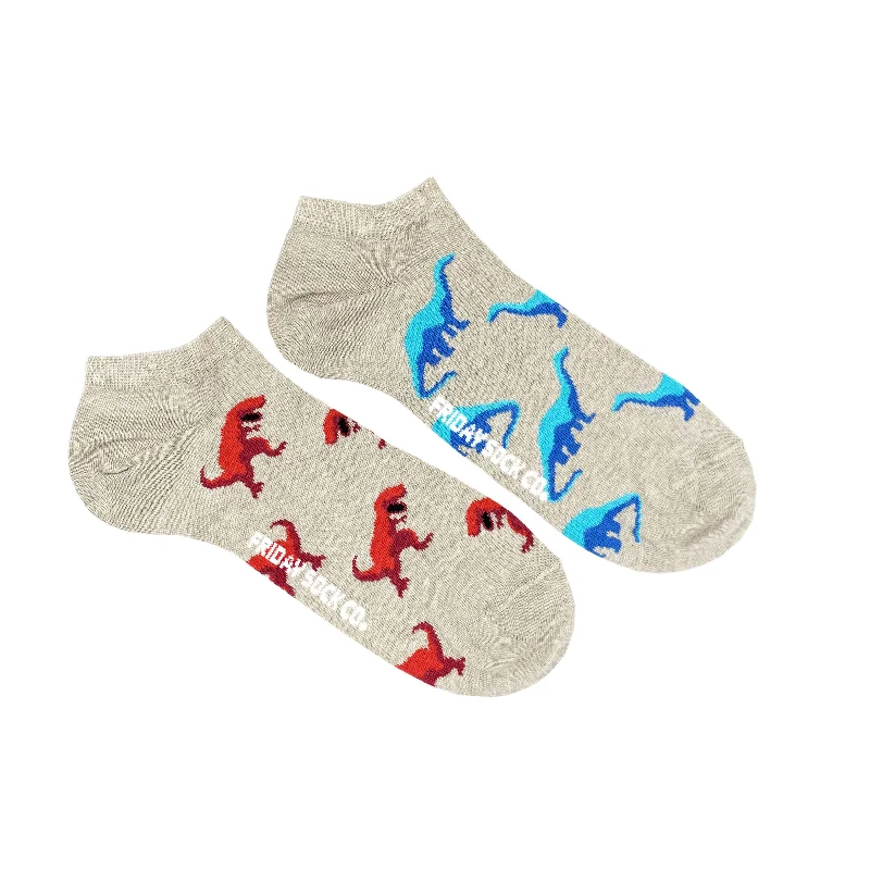 Weekend Bargains to Celebrate Men's T-Rex & Brontosaurus Dinosaur Ankle Socks