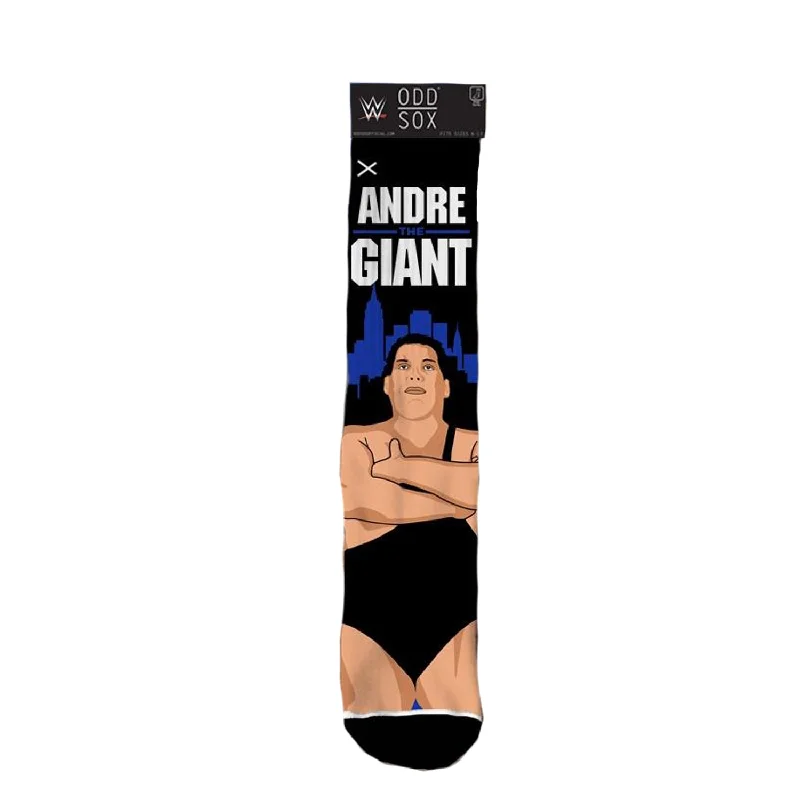Massive Savings Odd Sox Men's Crew Socks - Andre the Giant (WWE)