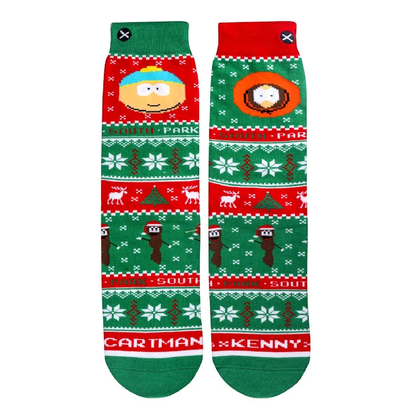 Weekend Deals to Make You Smile Odd Sox Men's Crew Socks - Cartman & Kenny Sweater (South Park)