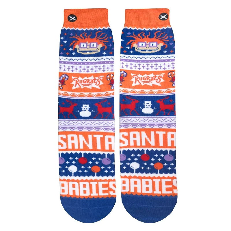 Weekend Offers That Shine Odd Sox Men's Crew Socks - Chuckie Sweater (Rugrats)