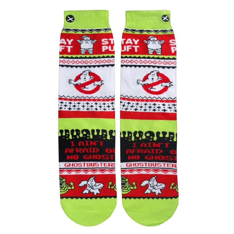Weekend Savings Galore Odd Sox Men's Crew Socks - Ghostbusters Sweater