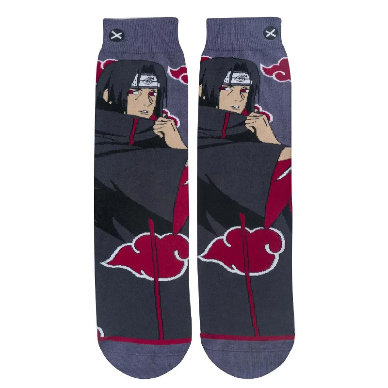 Weekend Savings Extravaganza Odd Sox Men's Crew Socks - Itachi (Naruto Shippuden)