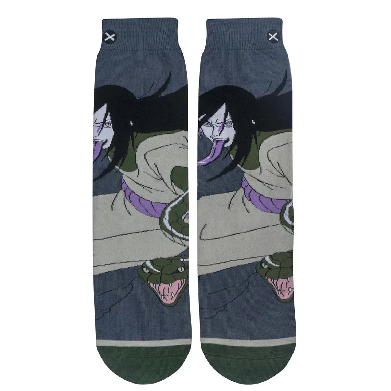 Weekend Discounts to Celebrate Odd Sox Men's Crew Socks - Orochimaru (Naruto Shippuden)