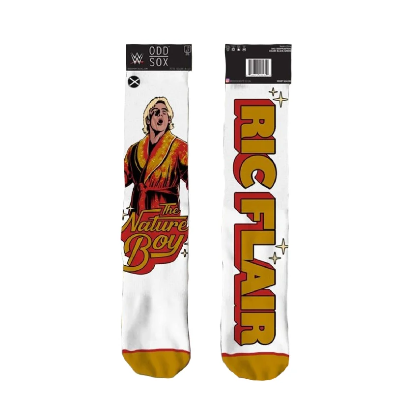 Now Available Odd Sox Men's Crew Socks - Ric Flair Legend (WWE)