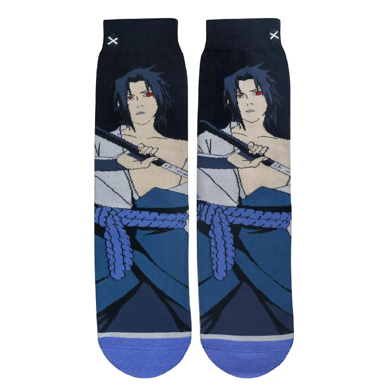 Weekend Discounts to Snag Odd Sox Men's Crew Socks - Sasuke (Naruto Shippuden)