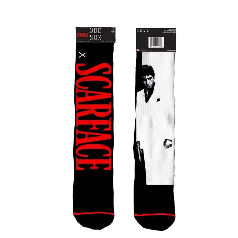 Huge Savings Odd Sox Men's Crew Socks - Scarface