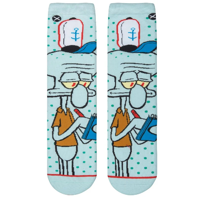 Weekend Discounts to Grab Odd Sox Men's Crew Socks - Squidward (Spongebob)
