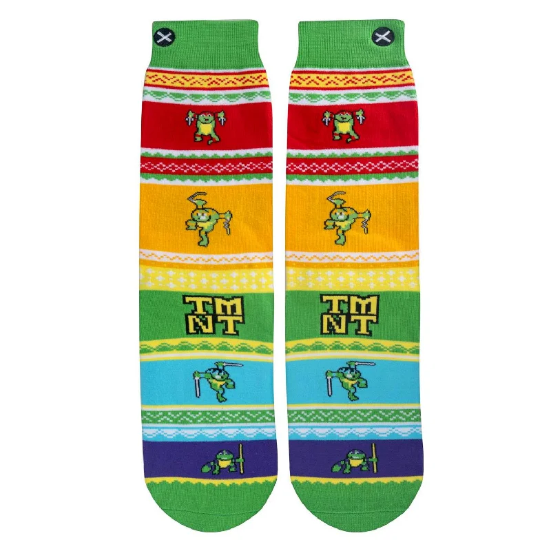 Weekend Offers You Can't Ignore Odd Sox Men's Crew Socks - TMNT Sweater