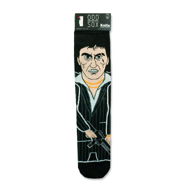 Crazy Savings Odd Sox Men's Crew Socks - Tony Montana (Scarface)