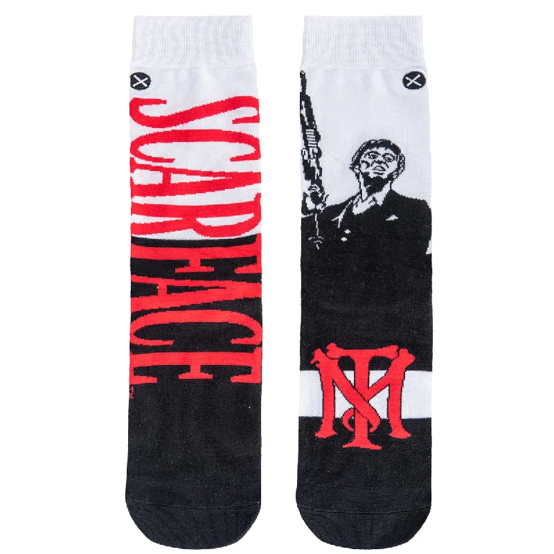 Deep Savings Odd Sox Men's Crew Socks - Tony The Boss (Scarface)