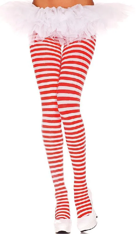 Weekend Extravaganza: Shop Now Striped [White/Red] | TIGHTS