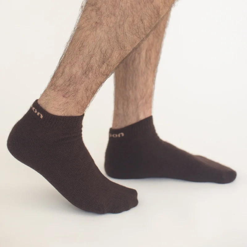 Overstock Sale Possum Merino Wool NAPIER Socks, Chicory Coffee Men