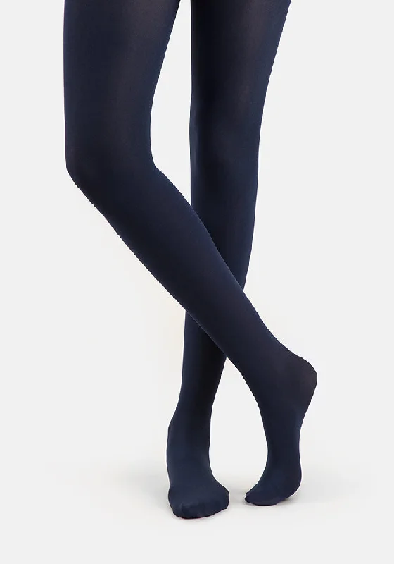 Weekend Wonders Await! Premium 50 Denier Tights Navy