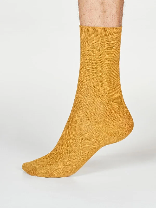 Best Choice Rodney Dress Socks - Amber Yellow