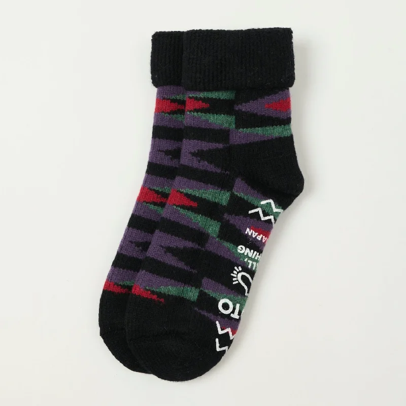 Take Action RoToTo Merino Lambs Wool Room Socks Native - Black