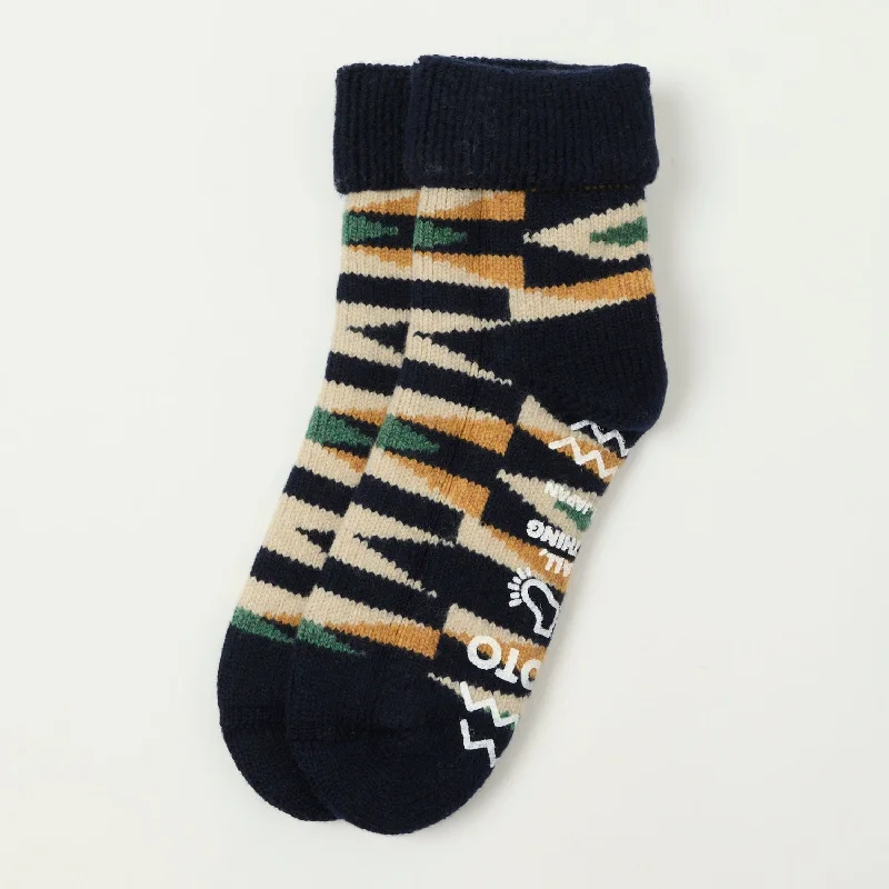 Top Pick RoToTo Merino Lambs Wool Room Socks Native - Navy