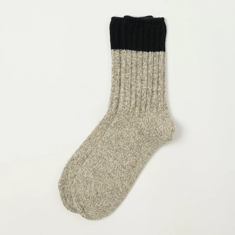 Weekend Offers That Tempt RoToTo Merino Wool Ragg Socks - Black