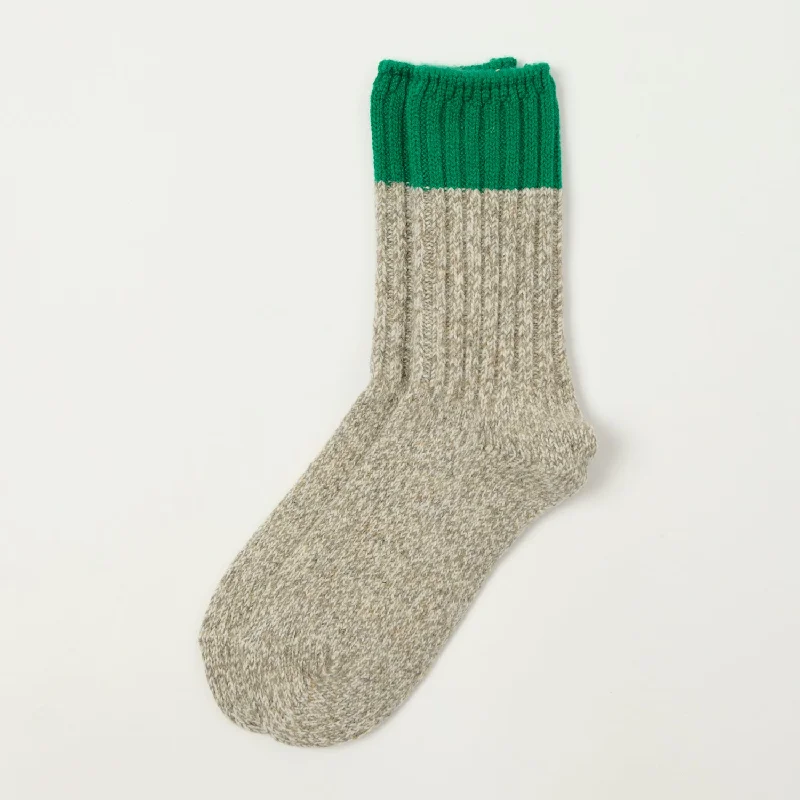 Weekend Deals to Brighten Your Day RoToTo Merino Wool Ragg Socks - Green