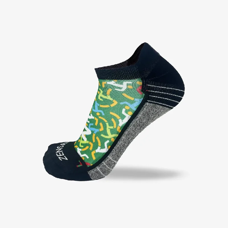 Weekend Savings Fiesta Running People Running Socks (No Show)