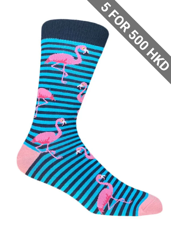 Weekend Bargains to Indulge In Socks | Flamingo | Striped | Cotton