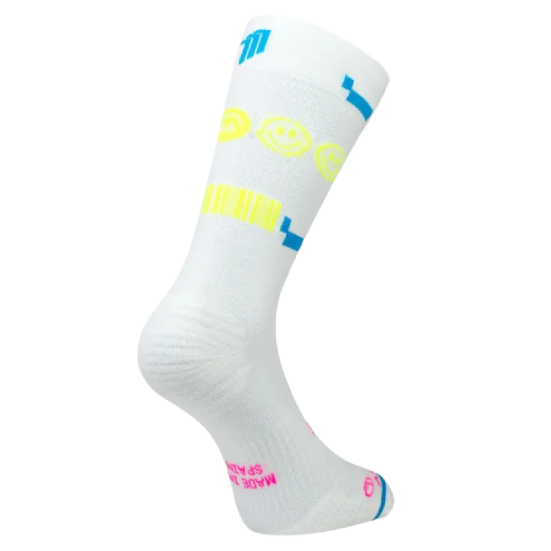 Weekend Discounts to Delight Sporcks - Running Sock - 80's Night White