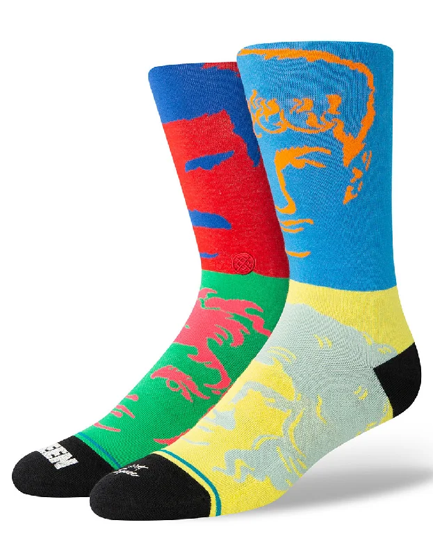Weekend Deals That Wow Stance "Hot Space" Combed Cotton Blend Crew Socks