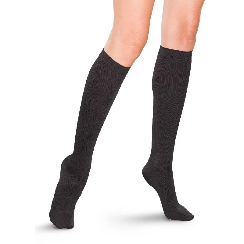 Big Deal Therafirm Women's Knee High Dress Socks- 10-15 mmHg