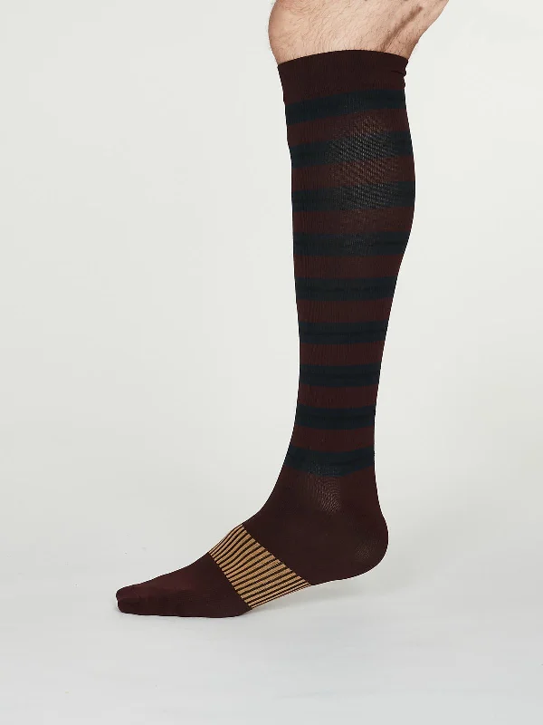 Weekend Deals That Dazzle Thomas Compression Socks - Burgundy
