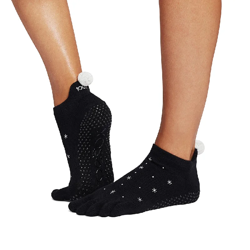 Weekend Steals Await TOESOX Grip Full Toe Low Rise - Jingle