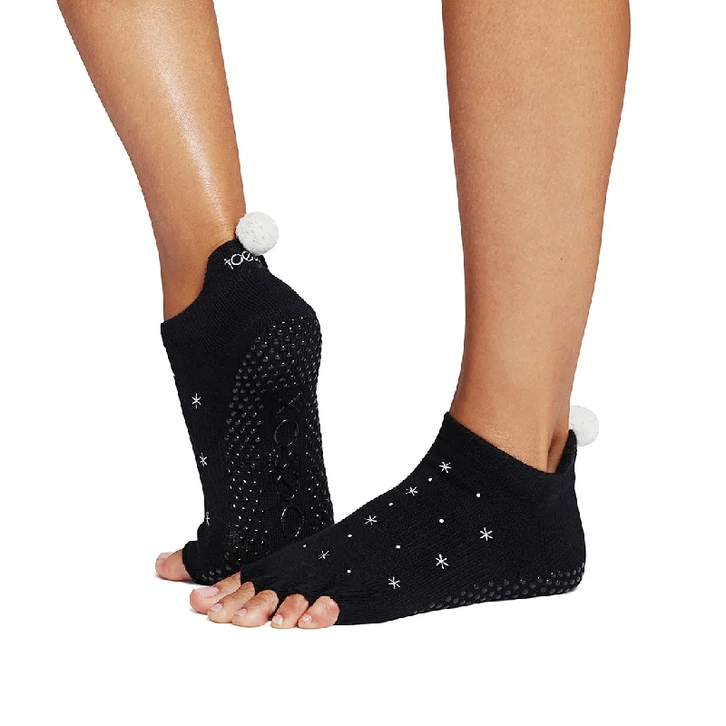 Unwind with Weekend Discounts TOESOX Grip Half Toe Low Rise - Jingle