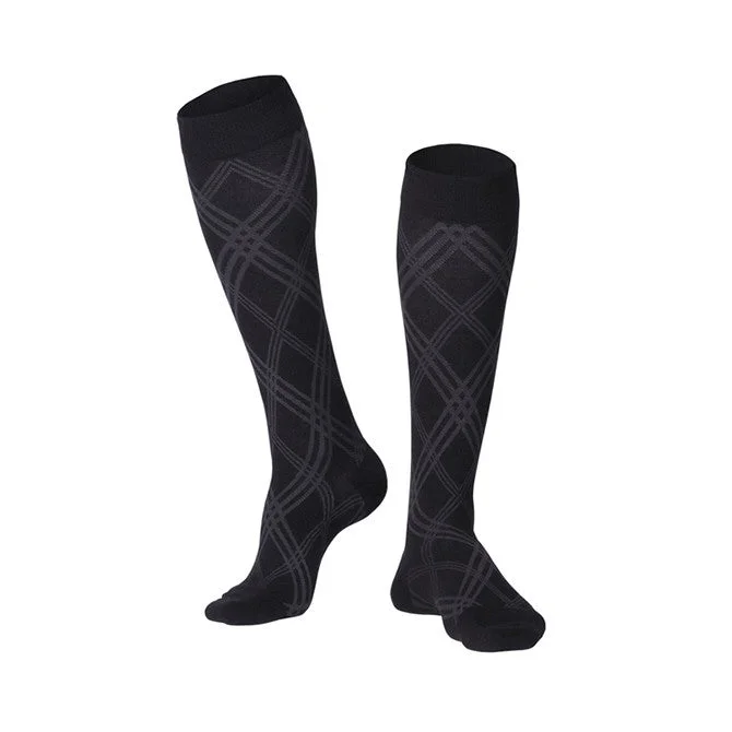 Lowest Rates Touch Compression Men's Argyle Pattern Socks - 15-20 mmHg