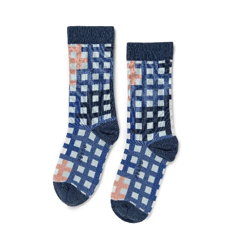 Weekend Discounts You Deserve Trellis - Organic Cotton Crew Socks - Clearwater