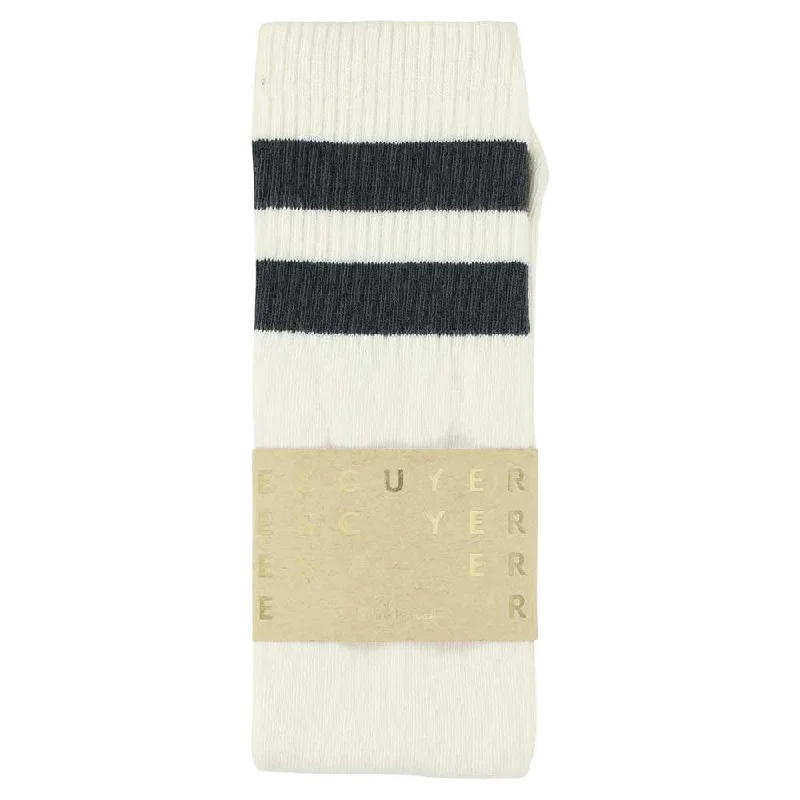 Weekend Specials to Grab Unisex Tube Socks - Off White / Navy