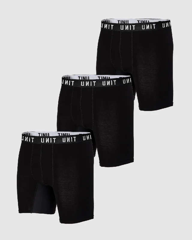 Weekend Discounts Worth Grabbing UNIT Mens Week to Week Bamboo Underwear Trunks - 3 Pack