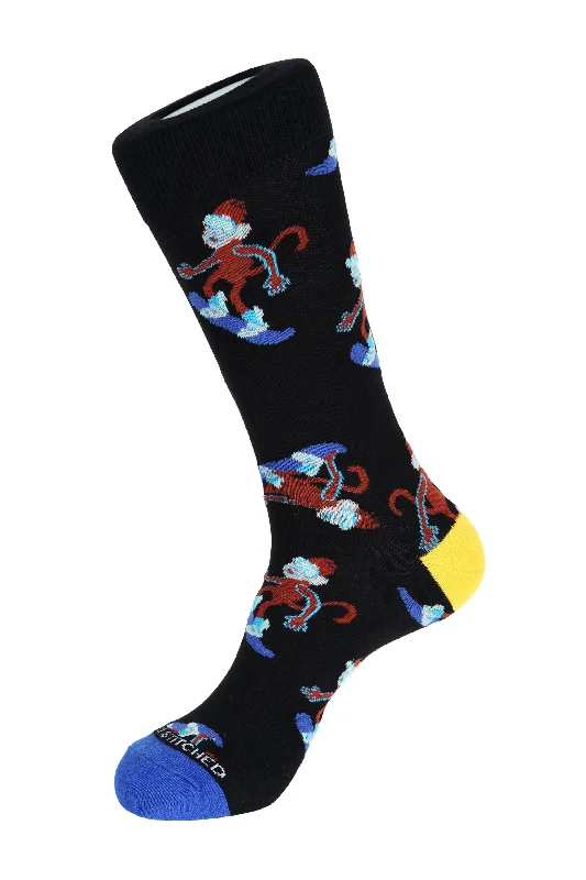 Weekend Savings Delight Snowboarding Monkey