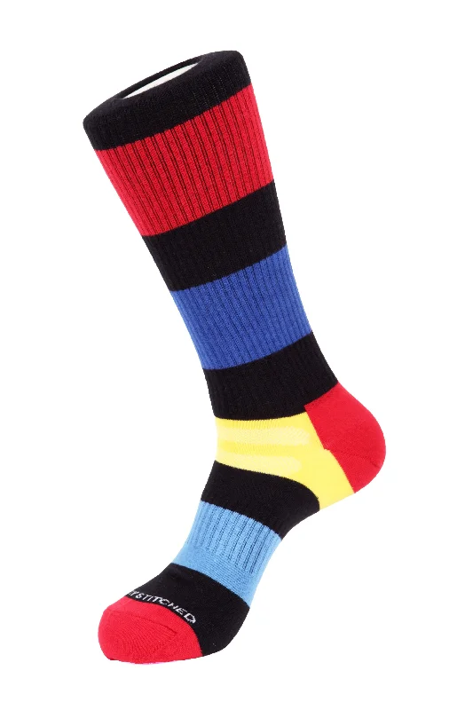 Value Deals THICK STRIPE ATHLETIC SOCKS