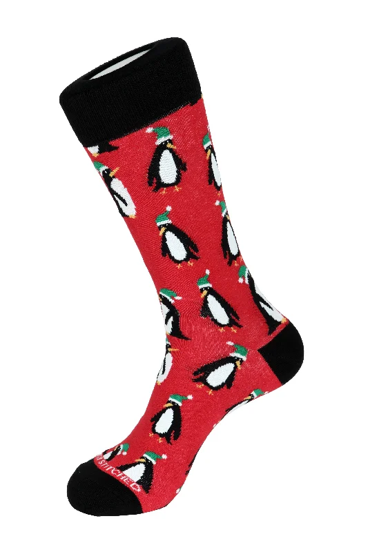 Weekend Shopping Made Better CHRISTMAS PENGUIN CREW SOCK