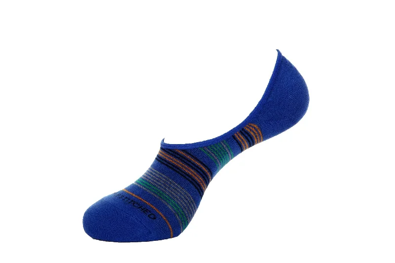 Best Choice Needle Stripe-No Show Sock