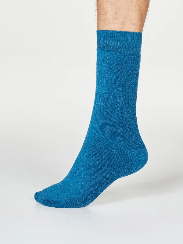 Weekend Bargains to Savor Walker Socks - Ink Blue